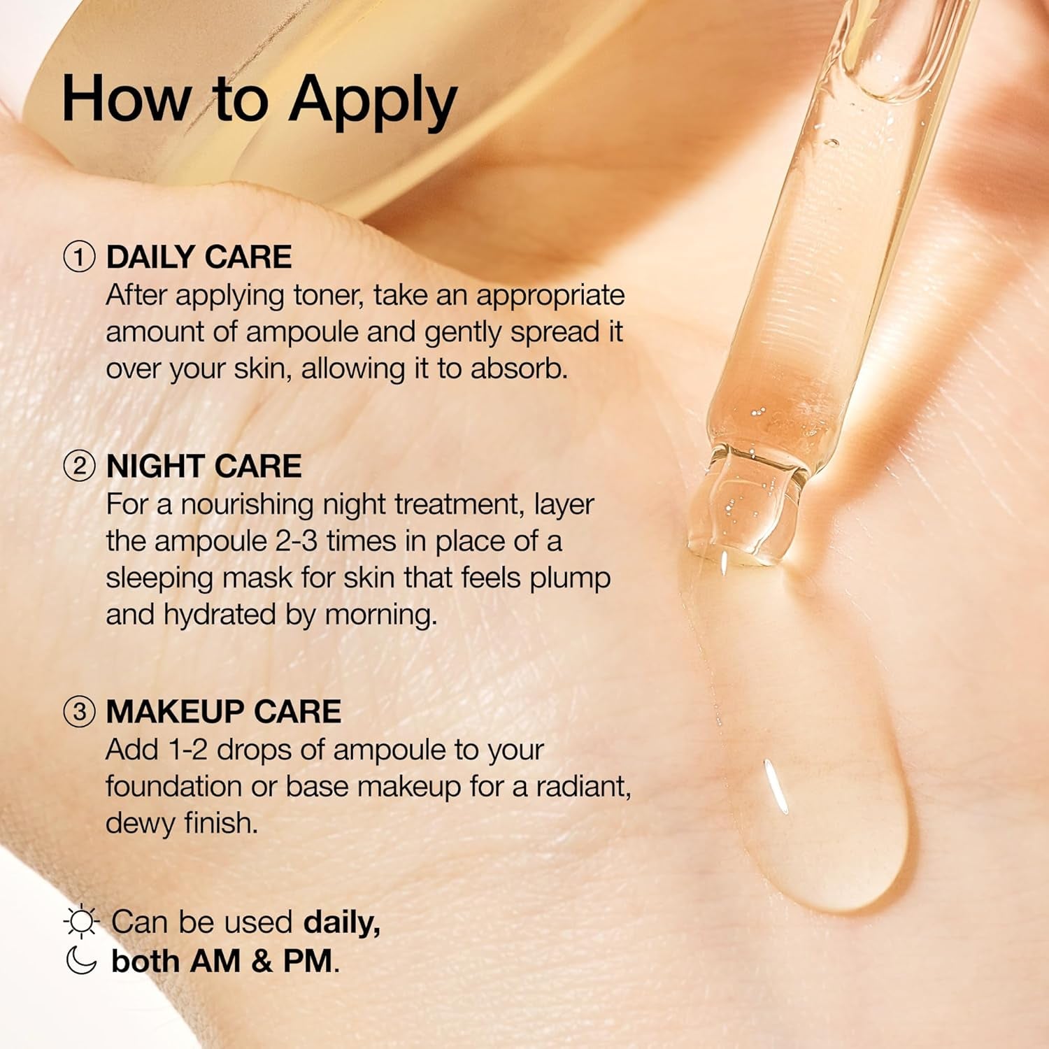 Heartleaf 80 Soothing Ampoule, Hydration Facial Serum for Glass Skin, Panthenol, Hyaluronic Acid, Non-Greasy, Gentle Formula, Lightweight Essence, Vegan, Korean Skin Care, 30Ml/1.01 Fl.Oz