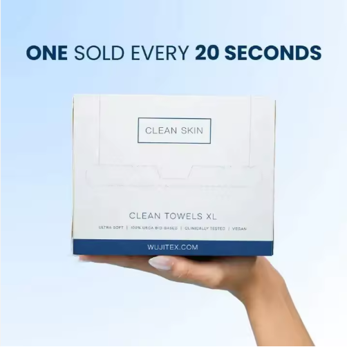Disposable Eco-Friendly Clinically Tested Face Towels
