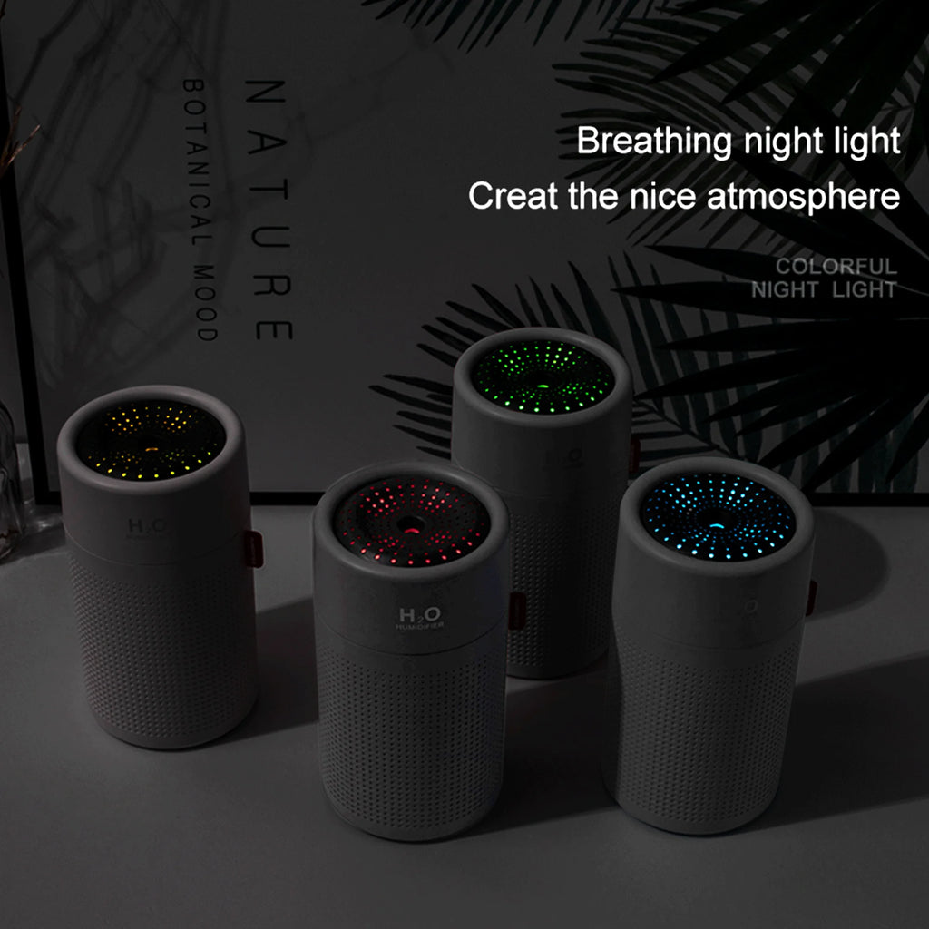 750Ml Cool Mist Ultrasonic Humidifier for Large Room, 7 Color LED Light