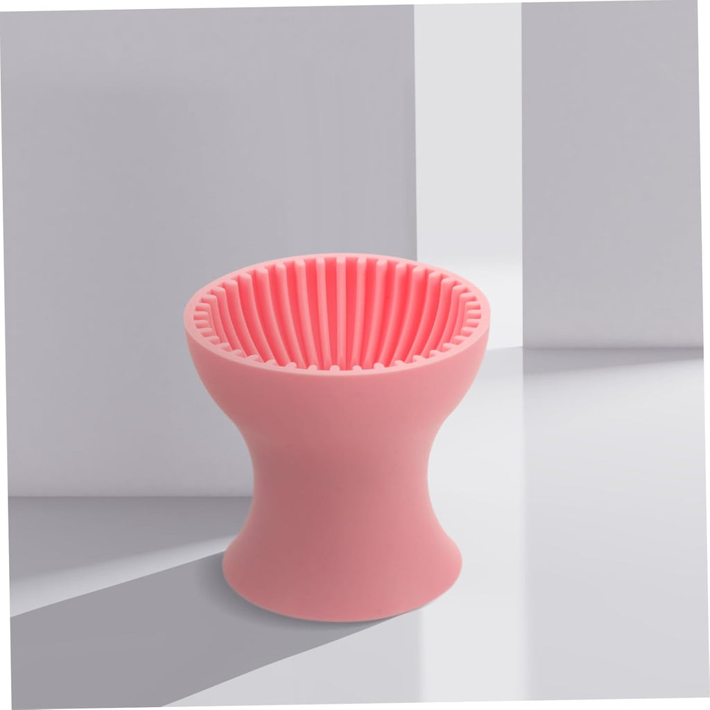 Small Makeup Brush Cleaner Cup Silicone Makeup Brush Cleaner for Women Makeup Brush
